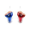 Hearing Aids, Hearing Amplifier, CIC Hearing Amplifiers for Seniors Battery Operated Hearing Aid Mini Sound Enhancer Listening Amplifiers to Assist Hearing(Red&Blue)