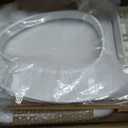 Lunderg Raised Toilet Seat with Handles - Elongated - Easy to Install Toilet Seat Risers for Seniors - Adds 3 Inches & Works like the one youve always used - Elegant design - No Hospital Vibe