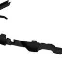 I-Match Auto Parts Front Left Driver Side Bumper Cover Retainer Bracket, Black Textured For 2008-2016 Chrysler Town and Country 2011-2020 Dodge Caravan 5113137AA CH1042120