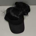 WUODHTW Hat Wig for Women Baseball Cap Wig with Curly Synthetic Hair Extensions Ponytail Cap wig Sun Hat with Hair