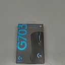 Logitech G703 Lightspeed Wireless Gaming Mouse W/Hero 25K Sensor, PowerPlay Compatible, Lightsync RGB, Lightweight 95G+10G Optional, 100-25, 600 DPI, Rubber Side Grips - Black