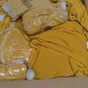 WELMATCH Gold Spandex Chair Covers - 50 PCS Banquet Wedding Events Party Universal Decoration Stretch Elastic Chair Covers Good (Gold, 50)