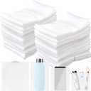 100 Pieces Cushion Foam Pouches for Dishes Foam Packing Pouches Sleeves for Fragile Items, Dishes, Mug, Cup, Glasses, Packing Supplies for Moving, Transportation and Storage (8x10 inches)