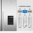 Fisher & Paykel 847201 Refrigerator Water Filter | Certified to Remove Chemicals and Contaminants from Water - Waters Filter Improves Quality and Taste - Pack of 1