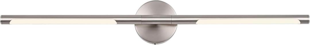 BONLICHT Brushed Nickel Vanity Light Fixtures Over Mirror 20W 350Rotatable Modern LED Bathroom Light Fixture 5CCT Dimmable Bath Vanity Light 36 inch Wall Sconce Lighting for Workshop Dressing Table