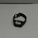 SURITCH Sport Band for Apple Watch Ultra 3/2/1 49mm & iWatch Series 9/8/7/6/5/4/SE3/SE2/SE 45mm 44mm 41mm 40mm, Soft Silicone Shockproof Rugged Protective Strap with Case for Women Men (Black)