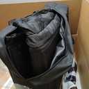 Truck Back Seat Extender for Dogs  Waterproof Full Size Pickup Pet Seat Cover with Door Protection, Hard Bottom Holds 420 lbs Dog Hammock for F150, RAM 1500 & More (BLACK)