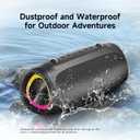 TAZATA Portable Loud Bluetooth Speaker, 90W (Peak) Large Subwoofer Speakers Wireless Bluetooth 5.3 with Powerbank USB Charge Out,Rugged Outdoor for Party,Beach,Golf,Pool,Shower,Valentines Day Gifts