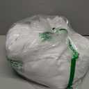 White Linen Rod Pocket Curtains 120"