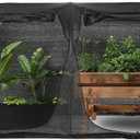 Large Tunnel 8.2'x4' Sunshade Cloth Gardening Net,Easy Set up 4FT Tall Crops Shade Cover, UV Resistant Plant 80% Sunblock Net for Vegetables,Fruits and Mini Flower Pot with Stakes and Carry
