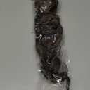 LONAI Ponytail Extension, 18" Wavy Claw Clip Ponytail Extensions Shoulder Length Curly Wavy Claw Clip in Ponytail Hair Extensions Synthetic Fake Pony tails Hairpieces-Brown with Blonde Highlights