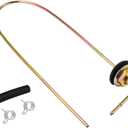 Fuel Tank Standpipe 650mm x 5mm Fit for Webasto and Water Heaters with Clamps and Hose Line, Replaces 1320399A 35320A