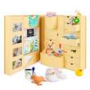 Baby Keepsake Box - Baby Memory Box - Baby Boy Girl Keepsake Box Tins Memory Box Pregnancy Baby Bubbs Storage Box Baby First Year Box Library Baby All-in-One Organizer