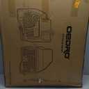 OEDRO Floor Mats Fit for 2018-2024 2025 Jeep Wrangler JL Unlimited 4-Door, TPE All-Weather Floor Liners for 1st and 2nd Row Full Set Car Mats, Black