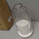 Toothbrush Organizer with Cover,3 Slots for Bathroom Toothbrush Holders with Lid,Dustproof Design,Rotating Holder,Ideal Makeup Brushes Holder for Bathroom Countertop Organization and Storage