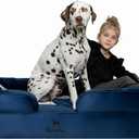 NOAH & PAW XL Dog Bed, 45x35x11 Inch, Orthopedic Large Dog Beds, Eggshell Memory Foam Infused with Cooling Gel, Inner Cover, Water Resistant, Machine Washable (Velvet Sofa Collection)