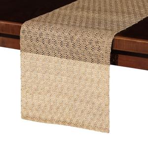 AHHFSMEI Natural Paper Braided Tablerunner 72 Inches Long for Dining Tables Farmhouse Rustic Table Runner Indoor & Outdoor(Brown 72)