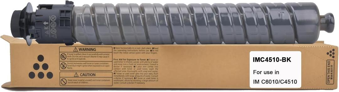 IMC4510 IM C4510 Black Toner Cartridge High Yield 842526 Toner Replacement for IM C6010 IM C4510 Printer(Black,1-Pack)