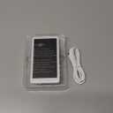 Vlog Selfie Monitor Screen iPhone, 4K 60fps Recording, Wireless Screen Mirroring with Remote Control, Magnetic Fixation, 180° Rotation, 3 Levels of Brightness, Compatible with iPhone & Android White