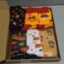 Fun Socks for Women, Novelty Funny Crazy Cool funky Socks, Cute Gifts for Women Girl sets Fall Thanksgiving 24 pairs 