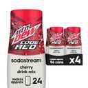 SodaStream MTN Dew Code Red Drink Mix (440ml, Pack of 4), BBD 11/17/2026