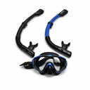 Snorkeling Gear for Adults, Kids, Kwambiri Dry-Top Snorkel Set, 180°Panoramic Wide View Diving Mask Breathing Freely Snorkel Mask for Snorkeling, Scuba Diving Swimming Travel Black and Blue
