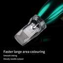 BIGWASP 12Pcs #12 Standard 45RM Tattoo Needle Cartridge 1245RM Round Magnum | #12 Standard 0.35mm 45RM Large Curved Magnum. Built for large-scale soft shading, seamless color blending, and realism.