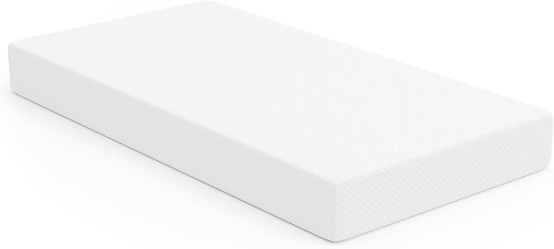 Memory Foam Mattress Topper - 3 Inch Gel Mattress Pad for Pressure Relief, Premium Soft Cooling Sleep Bed Topper, Non-Slip Design with Removable & Washable Cover (White, Queen)