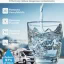 Kohree RV Inline Water Filter, NSF Certified, Camper Water Filter Reduces Chlorine, Bad Taste, Odor, RV Accessories Water Hose Filter for RV Campers, Marine, Gardening, Boats, Trailer, 4 Pack