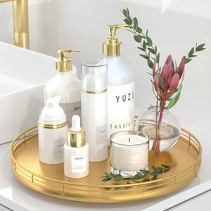 13" Gold Lazy Susan for Table Top, Oak Wood Lazy Susan Turntable Organizer for Dining Coffee Table Centerpiece Bar Decor Kitchen Countertop Bathroom Vanity Decorative Tray for Perfume Jewelry Round 13" Gold Lazy Susan for Table Top, Oak Wood Lazy Susan Turntable Organizer for Dining Coffee Table Centerpiece Bar Decor Kitchen Countertop Bathroom Vanity Decorative Tray for Perfume Jewelry Round