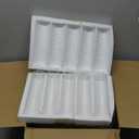 20 Pack 5.9" Tall x 1.8" Diameter Clear Glass Cylinder Vases - Multi-Use Flower Vase, Hurricane & Floating Candle Holders for Wedding Centerpieces, Home Decor, Table Displays (20)