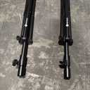 Professional Portable All-in-One Integrated 2-Way PA System Fixed Setup, Suitcase Design w/ 8-Channel Mixer, 2 Speaker Stands, Bluetooth, Mic for Performances, Presentations