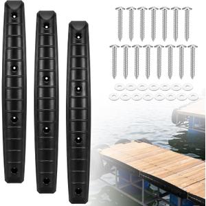 Menkxi Dock Fenders 42.13 x 5.91 x 3.94 Inches Long Dock Bumpers Straight-Edge Boat Fenders UV-Resistant Marine Vinyl Boat Bumpers for Docking Guard Vertical Protection