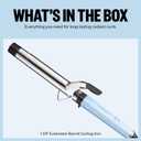 BabylissPRO Nano Titanium Professional Curling Iron with Extended/Long Barrel Perfect for Longer Hair