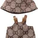 17cm Clothes Set(NO Doll) for v1，v2，v3,Hat & Overalls Set for 17cm Accessories Suit,Stylish Adorable Dolls Clothes Accessories,Cute Clothes for Dress up Unique Style (Style B) (Set-G)