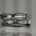 Gaoye +1.5 Multi Pack Reading Glasses - Blue Light Blocking Lenses, TR90 Frames, UV400 - Eyeglasses with Clear Vision (*Black + Bright Leopard + Leopard + Clear)