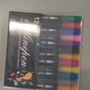 Art Supplies 12 Shimmer Markers Outline Pens,Teen Girl Girls Trendy Stuff,Art Supplies for Kids 9-12,Chriatmas Stocking Stuffers Birthday Party Drawing Crafts Gifts for 4-12 Year Old Girls Teens
