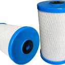 2 pack 4000 Coconut Shell Activated Carbon Water Filter Replacement Compatible with Frescapure 4000, 4500, 5000, 6000 Water Filter Systems 750 Gallon Capacity 0.5 Micron