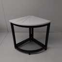 Corner Shower Stool Black\White 20"