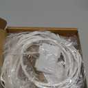 Hairui Birch Garland with Lights 6FT 48 LED Battery Operated, Lighted Twig Vine with Timer for Christmas Home Fireplace Decoration Indoor Outdoor Use