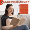 Viconor Red Light Therapy for Shoulder Pain Relief, Infrared Light Therapy for Body, Improve Joint Muscle, 660nm & 850nm Red Light Shoulder Wrap, Black1