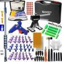 Car Dent Puller Kit,147pcs Paintless Dent Remover Tool for Car,Dent Lifter& Big Size Heavy Duty Auto Slide Hammer Dent Remover Tools for Hail Dent Removal Kit