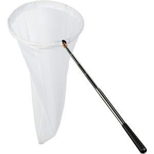 RESTCLOUD Insect and Butterfly Net with 14" Ring, 32" Net Depth, Handle Extends to 59 Inches