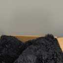 Fluffy Area Rug 5x7 Bedroom: Shag Rug for Bedroom - Area Rug 5x7 Black Plush Fuzzy Soft Carpet for Living Room