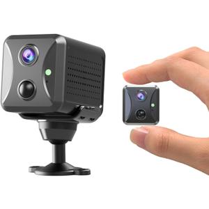 4G LTE Hidden Spy Camera, Cellular Security Cameras Wireless Outdoor and Indoor with 4G SIM Card (No WiFi) with Motion Detection, Night Vision, 2-Way Talk & Siren, Phone App Remote Control