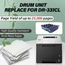 Drum Unit for DR331CL, Compatible with Brother Printer HL-L8250CDN HL-L8350CDW HL-L8350CDWT HL-L9200CDW MFC-L8600CDW MFC-L8850CDW MFC-L9550CDW MFC-L9550CDWT, Replace for DR-331CL, 25000 Page Yield