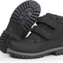 Tobfis Kids Waterproof Strap Work Boots (Toddler/Little Kid/Big Kid, 3)