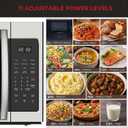 MAGNAVOX HOME 1.7 Cu. Ft. Over-the-Range Microwave Oven, 1000W Stainless Steel Microwave with 300 CFM Vent Fan, Ductless Installation, LED Display, Auto Cook Presets & Child Lock