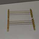 Bar Cart,Home Bar Serving Cart with Storage Shelves, 2 Tier Rolling Beverage Cart with Wheels, Modern Wine Cart with Wine Rack and Glass Holder for Kitchen, Living Room,Dinning Room,Gold