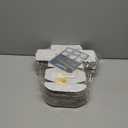 Eupako 4x4x2" Corrugated Box Mailers 50 Pack White Cardboard Small Shipping Boxes for Mailing (with 50 Stickers)